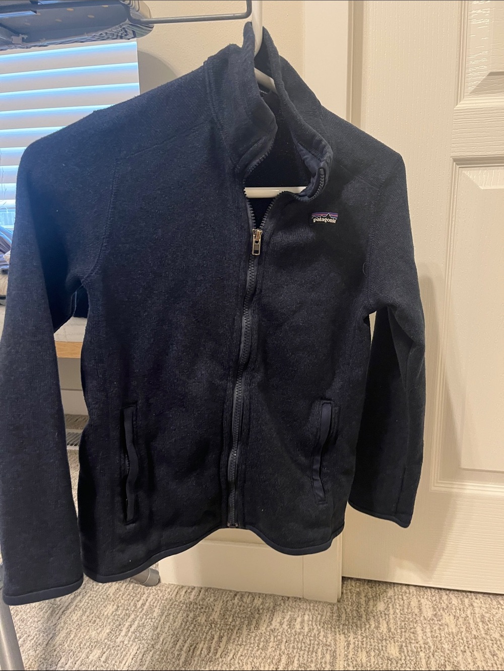 Patagonia Kids Navy Full-Zip Fleece Jacket